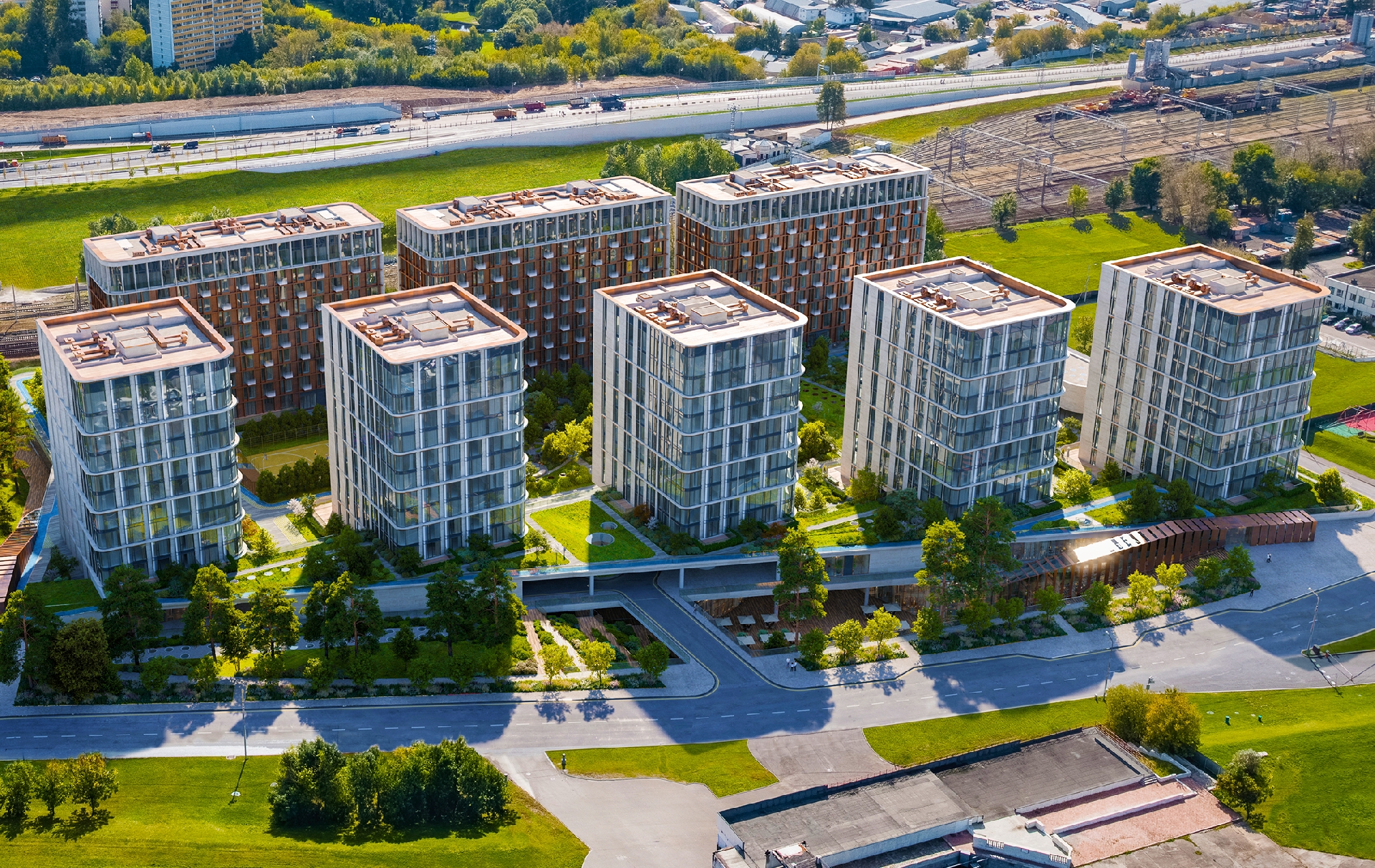 Victory Park Residences рядом с Парком Победы 101 кв.м. с патио и отделкой  - Премиальная недвижимость